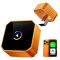 【Enhanced Version 2026】Aimoon Upgraded Version Mini Orange Cube Pro 3.0 Wireless CarPlay Adapter — For Cars 2017+, with Upgraded Chip & Instant Connect